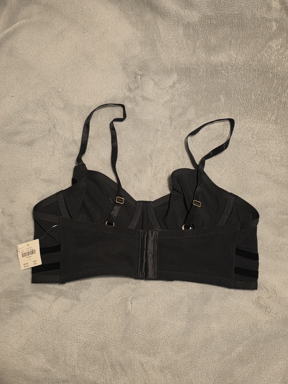 Anthropologie Black Corset Top - Picture 4 of 7